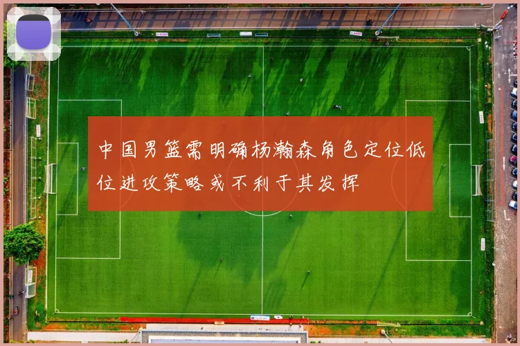 中国男篮需明确杨瀚森角色定位低位进攻策略或不利于其发挥